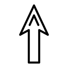 Up Arrow Vector Design Icon Style
