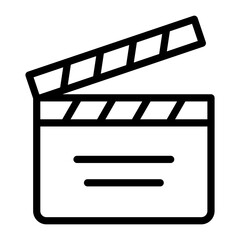 Clapper Board Vector Design Icon Style