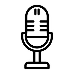Microphone Vector Design Icon Style