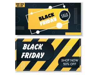 Bold Black Friday Sale Banners