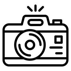 Camera Vector Design Icon Style