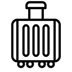 Obraz premium Luggage Vector Design Icon Style
