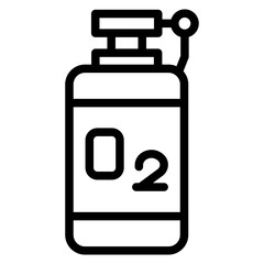 Oxygen Tank Vector Design Icon Style