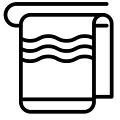 Towel Vector Design Icon Style