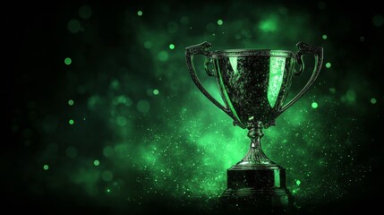 A cup on the dark background