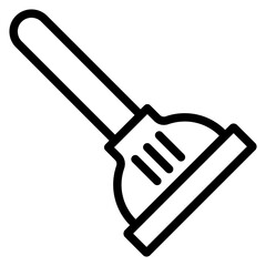 Plunger Vector Design Icon Style