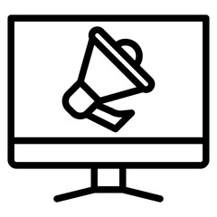 Online Marketing Vector Design Icon Style