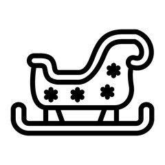 Sled Vector Design Icon Style