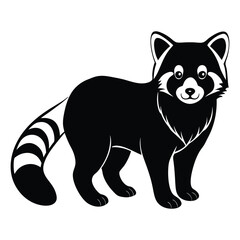 illustration of a panda  on white background
