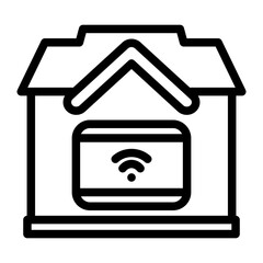 Smart House Vector Design Icon Style