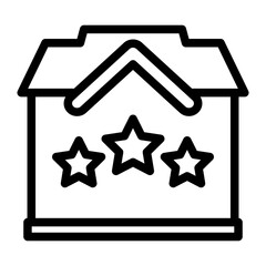 House Rating Vector Design Icon Style
