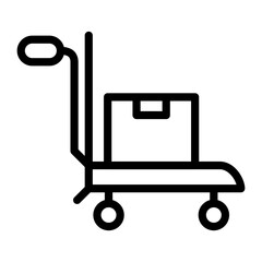 Trolley Vector Design Icon Style