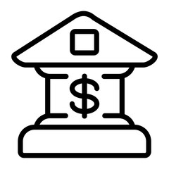 Bank Vector Design Icon Style