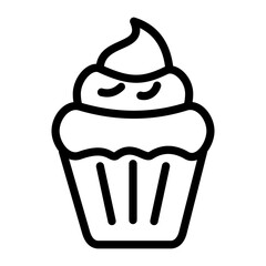 Cupcake Vector Design Icon Style
