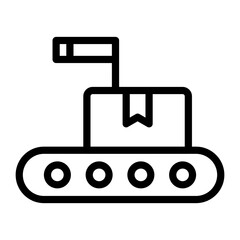 Conveyor Belt Vector Design Icon Style