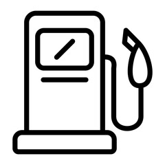 Petrol Station Vector Design Icon Style