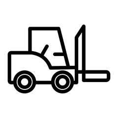 Forklift Vector Design Icon Style
