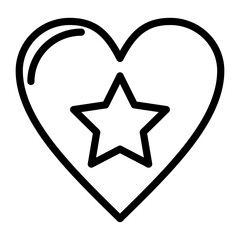 Obraz premium Favorite Vector Design Icon Style