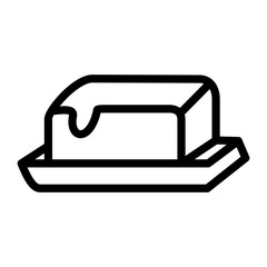 Butter Vector Design Icon Style