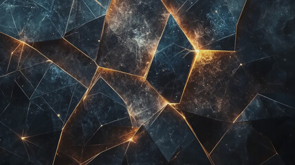 Abstract digital background electromagnetic wave background Innovation digital wave, information technology background and green luxury background with golden line decoration and curve light effect