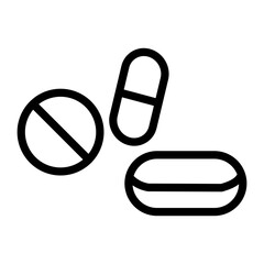 Pills Vector Design Icon Style