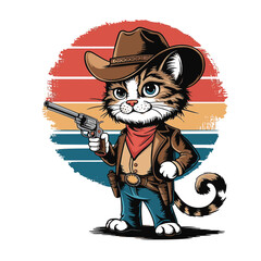 cat with hat and glasses