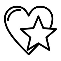 Obraz premium Favorite Vector Design Icon Style