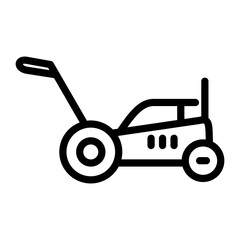 Lawn mower Vector Design Icon Style