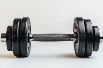 Naklejka premium Kurzhanteln im Fitnessstudio – Symbole für Krafttraining und Fitness