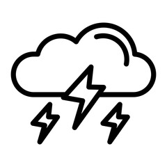 Storm Vector Design Icon Style