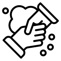 Washing Hands Vector Design Icon Style