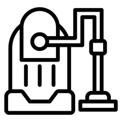 Vacuum Cleaner Vector Design Icon Style