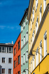typical apartment house in austria