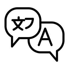 Language Learning Vector Design Icon Style