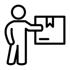 Receive Delivery Vector Design Icon Style