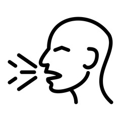 Obraz premium Bad Breath Vector Design Icon Style