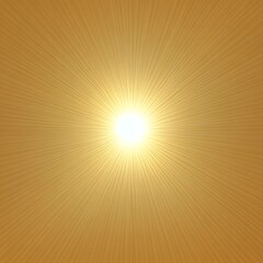 Obraz premium Bright sunburst, golden rays, light.