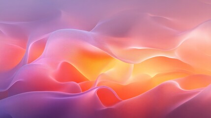 Obraz premium Abstract Wave Background with Soft Pastel Colors and Smooth Texture
