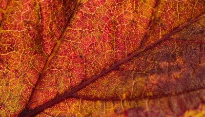 Obraz premium 紅葉の表面