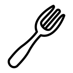 Fork Vector Design Icon Style