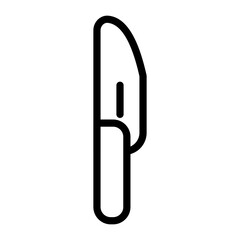 Knife Vector Design Icon Style