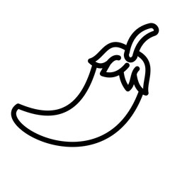 Pepper Vector Design Icon Style