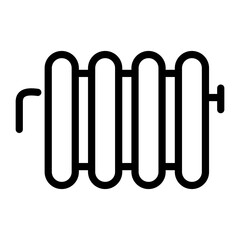 Radiator Vector Design Icon Style