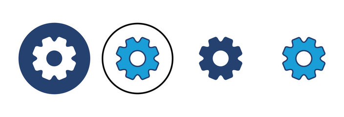 setting Icon Vector. Cog settings Icon Symbol