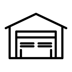 Garage Vector Design Icon Style