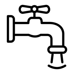 Faucet Vector Design Icon Style