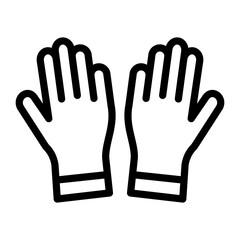 Obraz premium Working Gloves Vector Design Icon Style