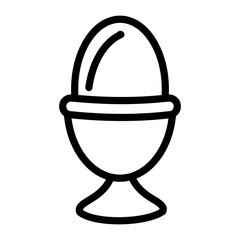 Obraz premium Boiled Egg Vector Design Icon Style