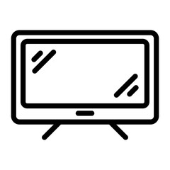 TV Screen Vector Design Icon Style