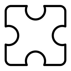 Puzzle Vector Design Icon Style